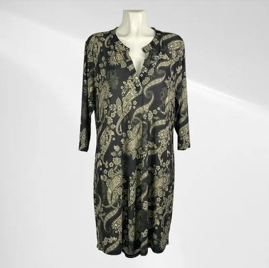 Angelle Milan Damesjurk Plus Size - Soepelvallende Travelstof - Strijkvrij & Machinewasbaar - In 4 Grote Maten! - Mapsy B.V