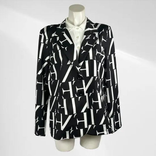 Angele Milan Plus Size Travelstof Blazer - Creme - Stijlvol en Comfortabel - Soepelvallende Travelstof - Strijkvrij & Machinewasbaar - In 4 Grote Maten! - Mapsy B.V