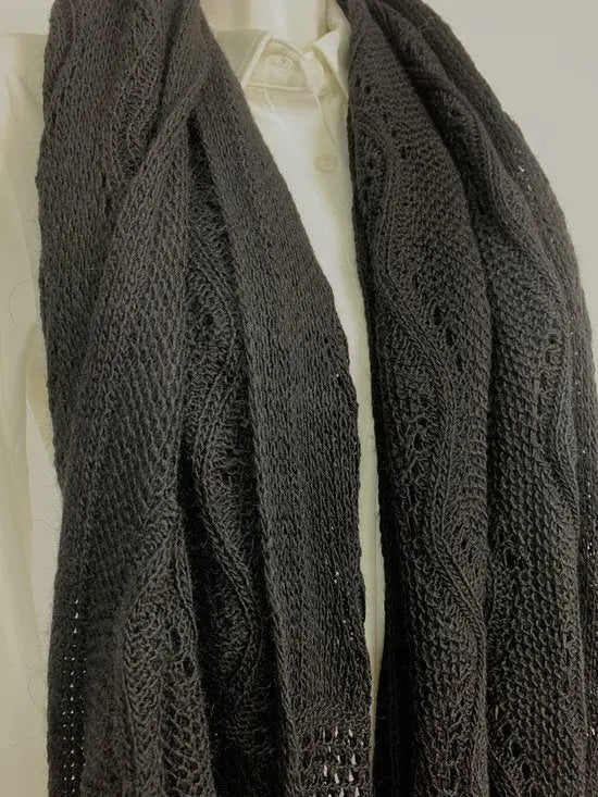 Casual sjaal - Acrylic stof - Zwart - In verschillende kleuren beschikbaar - Mapsy B.V