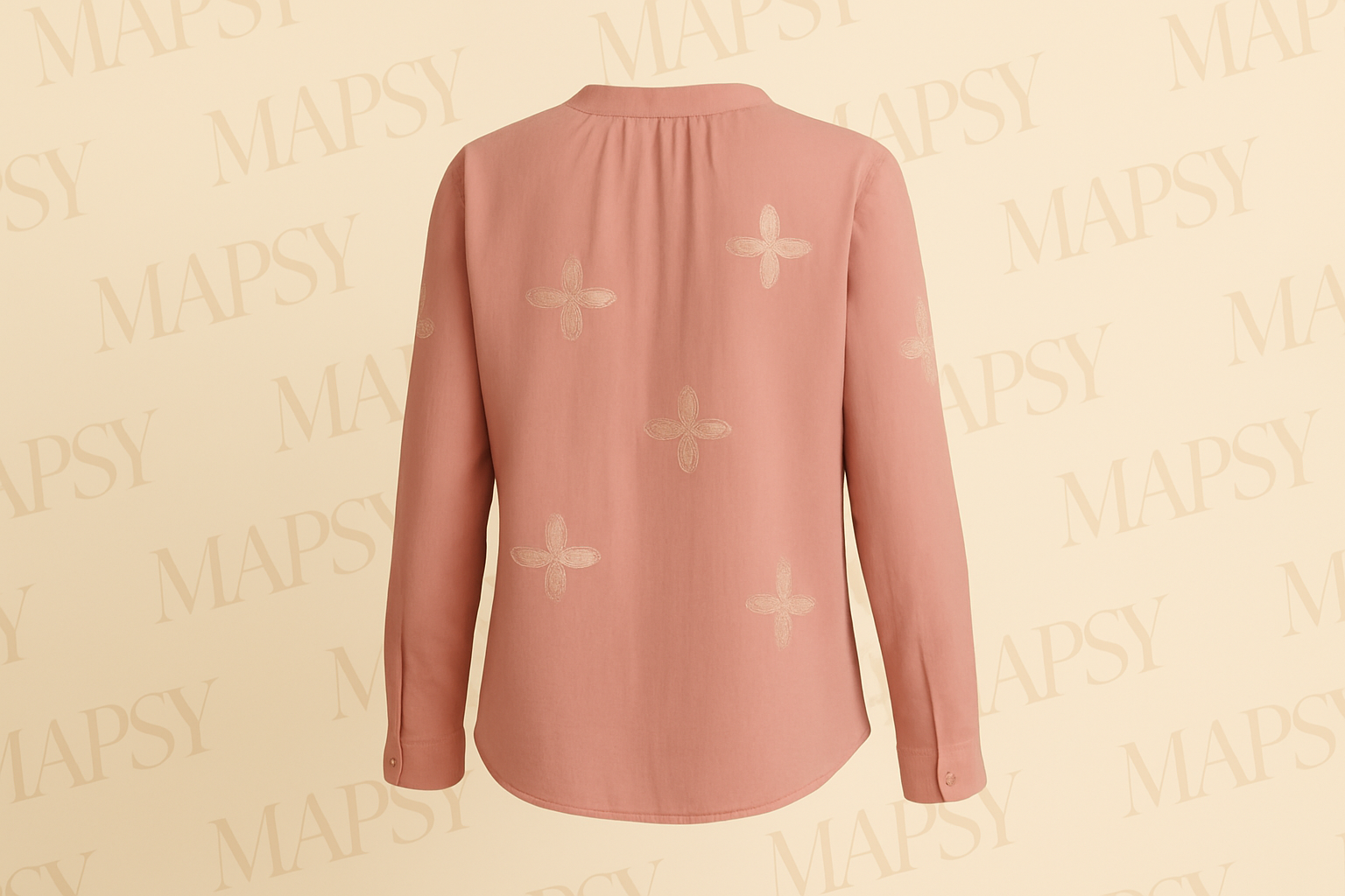 Suzzy & Milly Roze Blouse – Zachte Blouse met Fijn Borduursel in Bloemmotief (S/M/L) - Mapsy B.V
