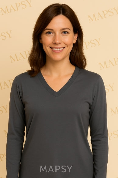 Angelle Milan – Travelstof blouse dames – Effen Antra blouse – Ademend – Kreukvrij – Duurzame Jurk - Mapsy B.V