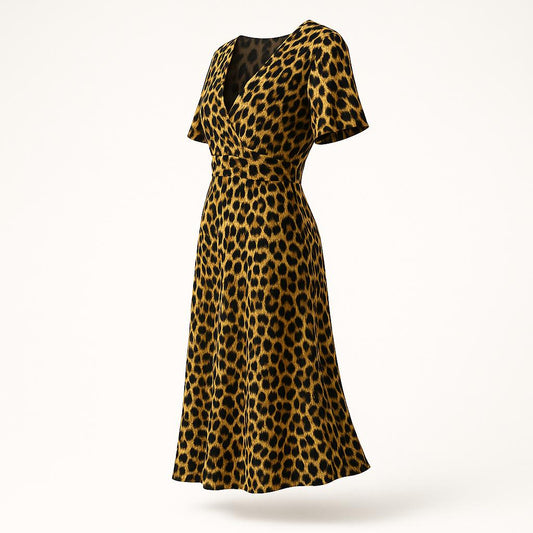Statement Jurk Dierenprint Taille