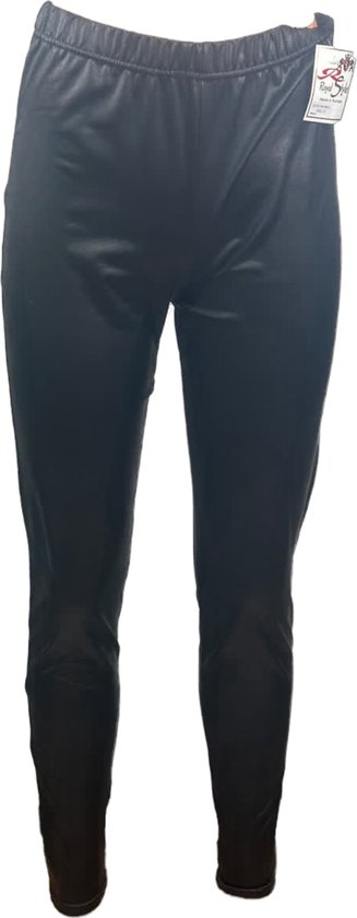 Stylische schwarze Hose in Lederoptik für Damen – bequeme und trendige Passform in 5 Größen