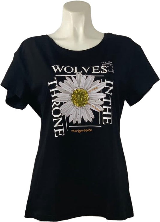 Trendiges T-Shirt mit einzigartigem Print und bequemer Passform