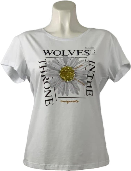 Trendiges T-Shirt mit einzigartigem Print und bequemer Passform