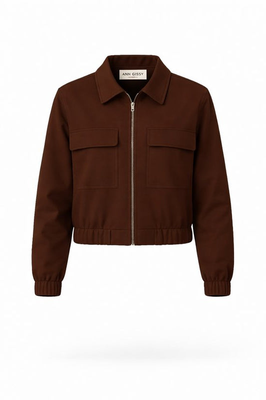 Angies – Damen Reisestoffjacke – Luxusjacke mit Reißverschluss – Atmungsaktiv – Knitterfrei – Nachhaltig