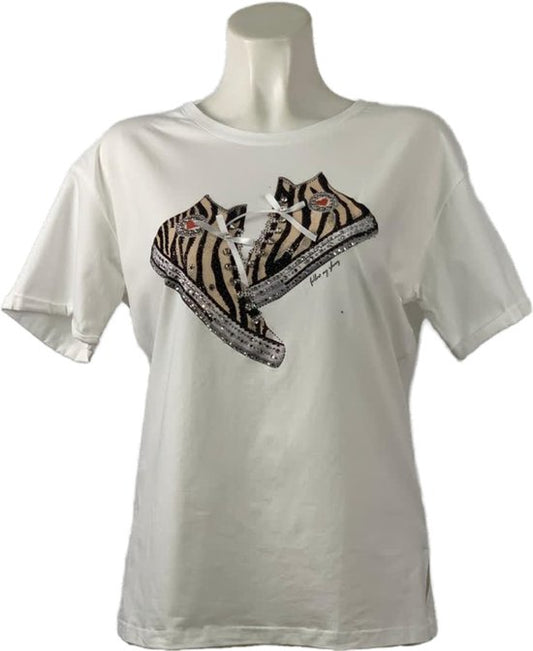 Trendiges T-Shirt mit einzigartigem Print und bequemer Passform