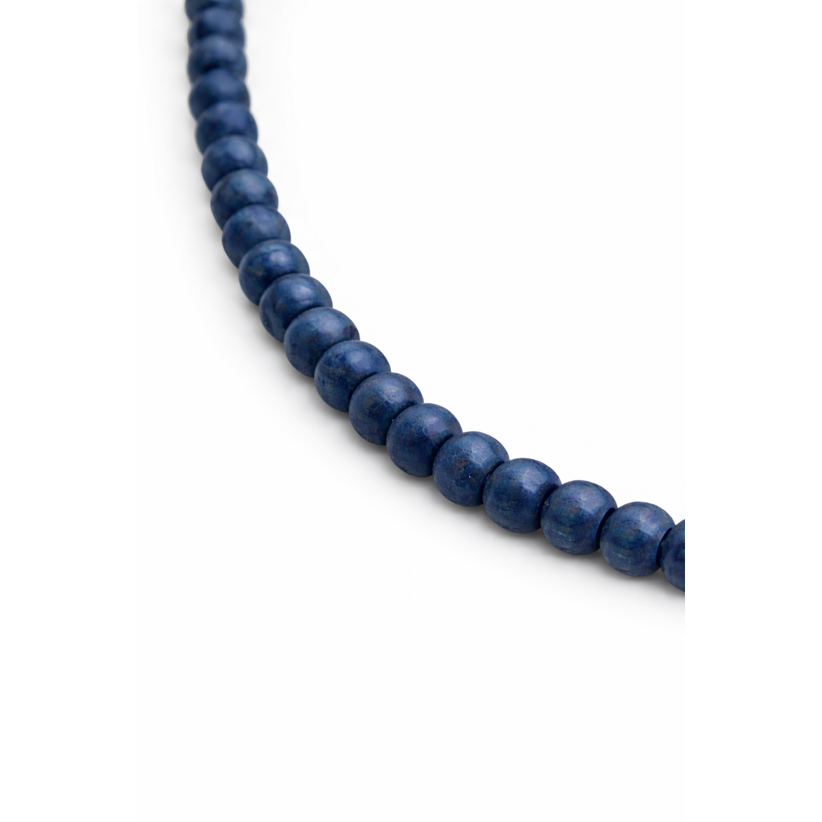 HS Ketting - In 5 Kleuren - Kralen Lang - Blauw
