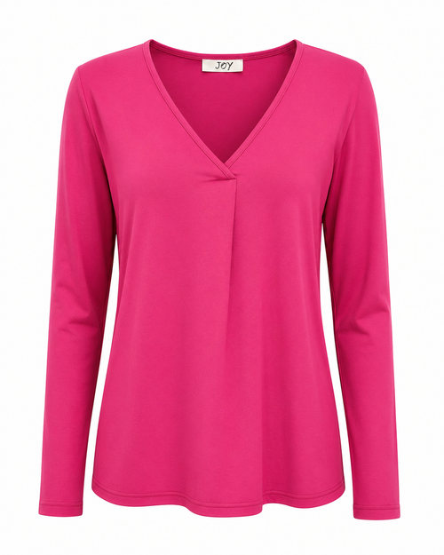 Joy blouse abstracte print - Vooraanzicht ghost mannequin