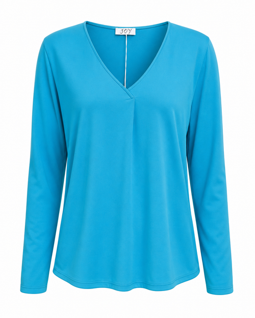 Joy blouse abstracte print - Vooraanzicht ghost mannequin