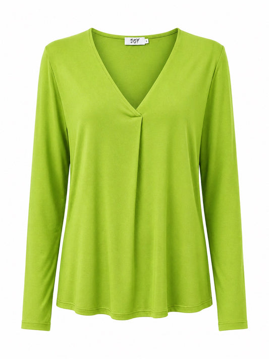 Joy blouse abstracte print - Vooraanzicht ghost mannequin