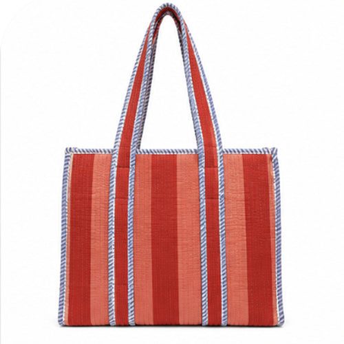 HS Red Check Striped - vooraanzicht