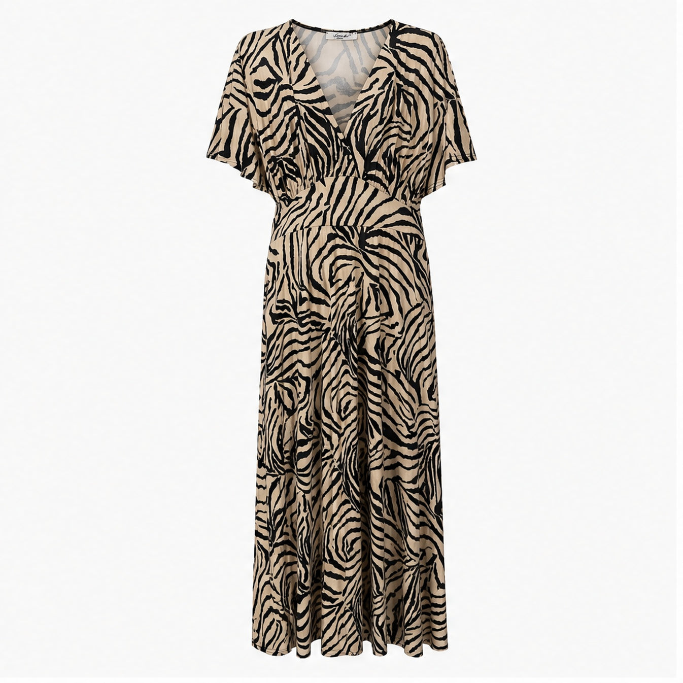 Jimi Fei Paris Beige Zwart Zebra - vooraanzicht