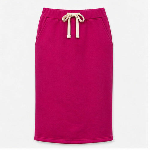 MOOIJ Rok Zachte Stof - Fuchsia - FRONT