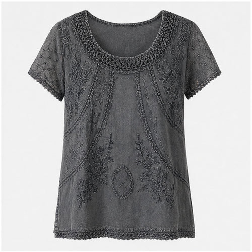 HS Shirt - Meerdere Kleuren - Antraciet Borduursel - vooraanzicht