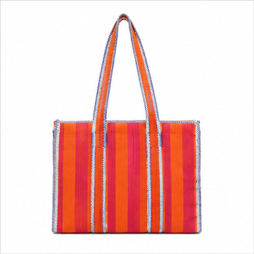 HS Orange Red Striped - vooraanzicht