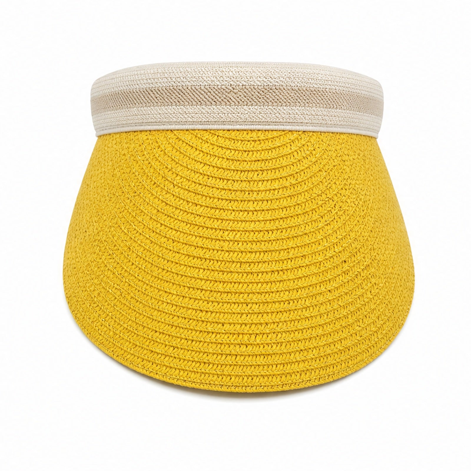 HS Fashion Zonneklep Basic - Geel - Geel - front