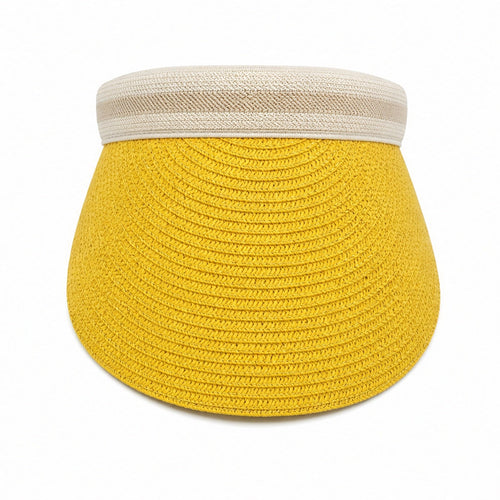 HS Fashion Zonneklep Basic - Geel - Geel - front