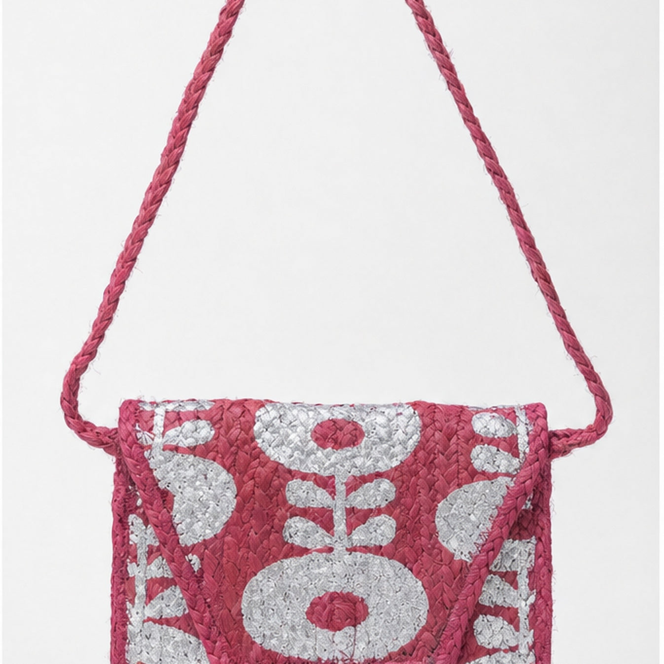 HS crossbody tas Roze Kralen - vooraanzicht