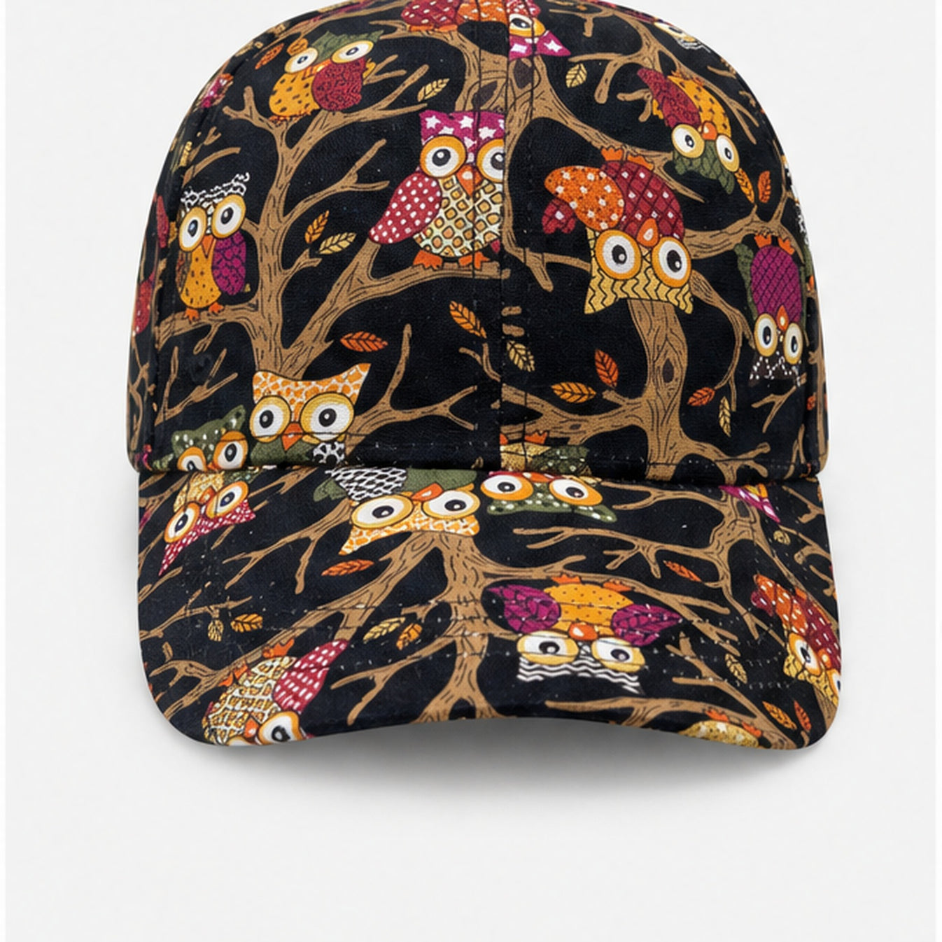 Bol cover repair HS-PETJE-BLACK-OWL-PRINT-BASEBALL-CAP 1777915441