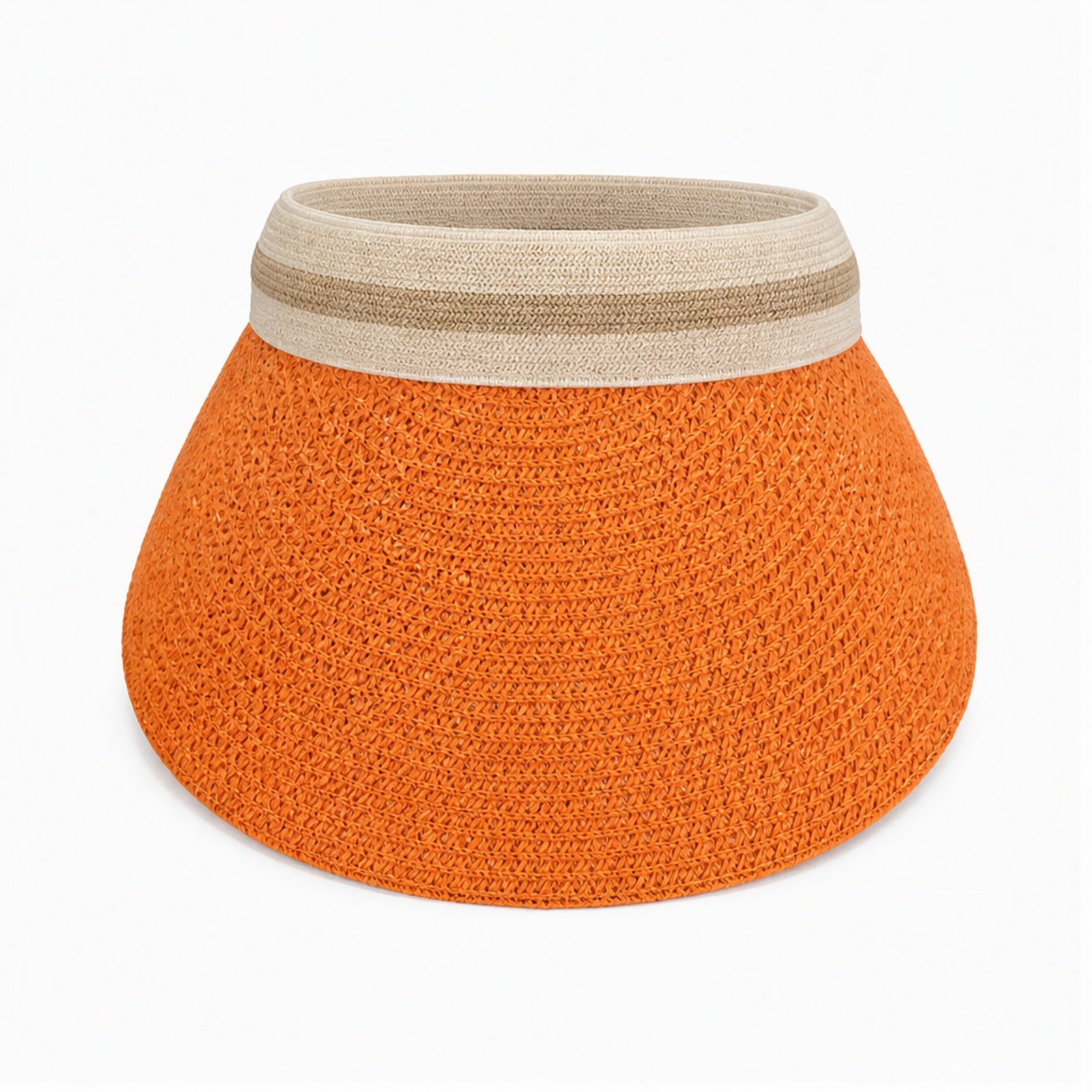 HS Fashion Zonneklep Basic - Oranje - Oranje - front