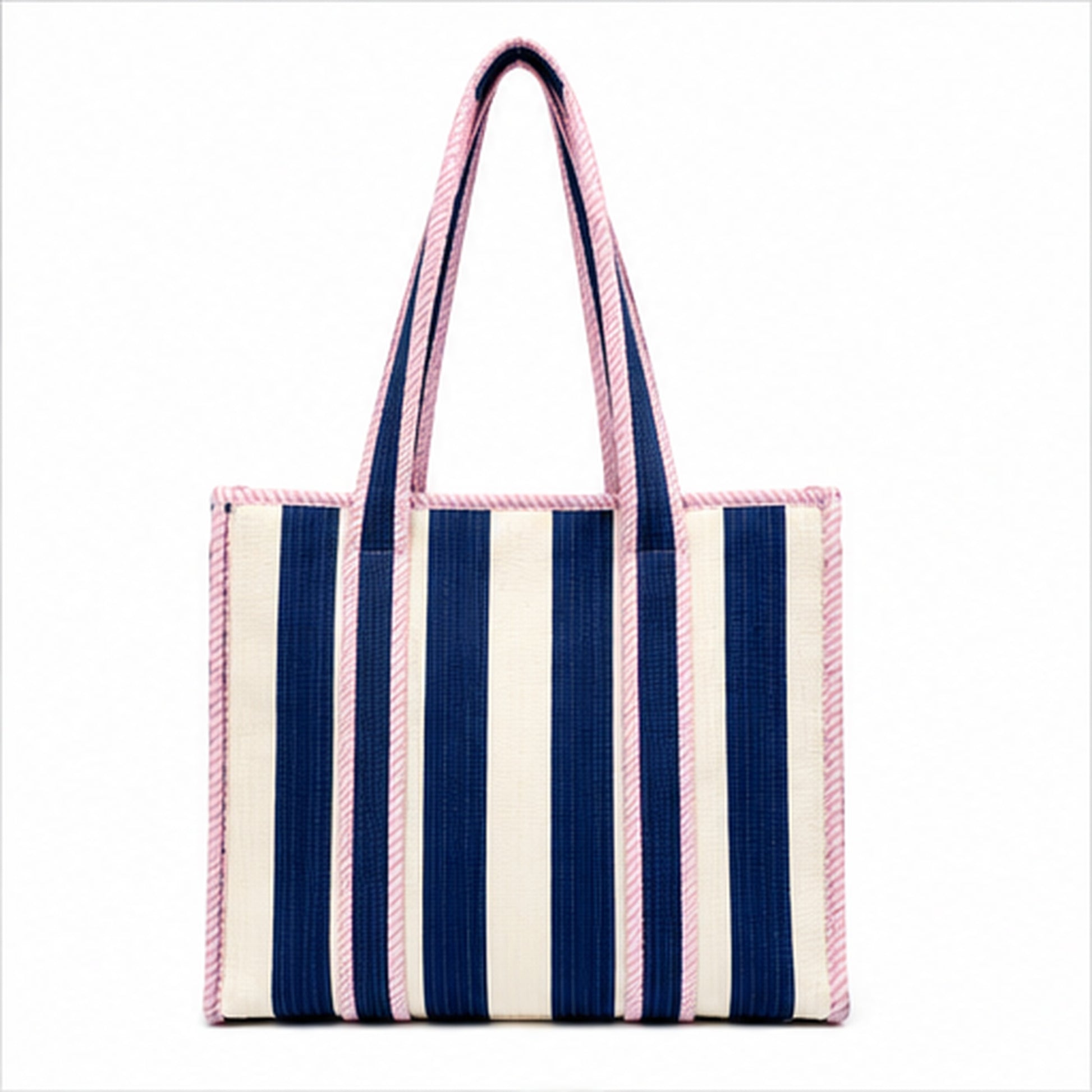 HS Cream Navy Striped - vooraanzicht