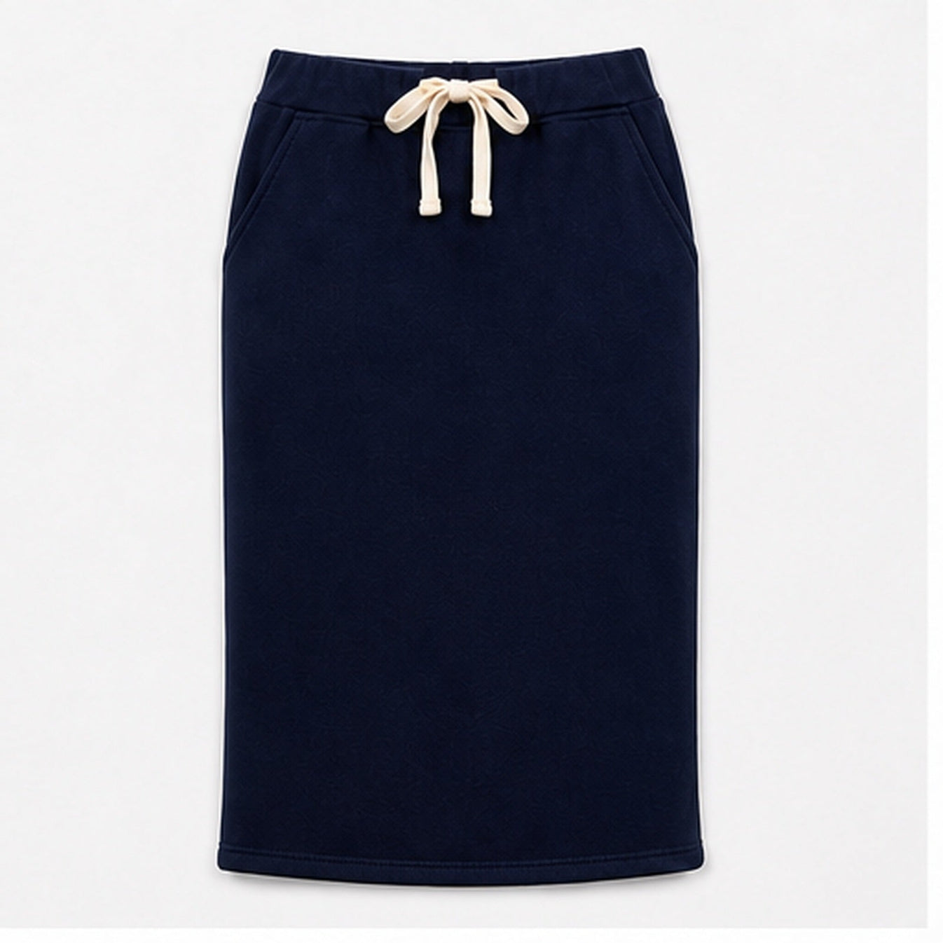 MOOIJ Rok Zachte Stof - Donkerblauw - FRONT