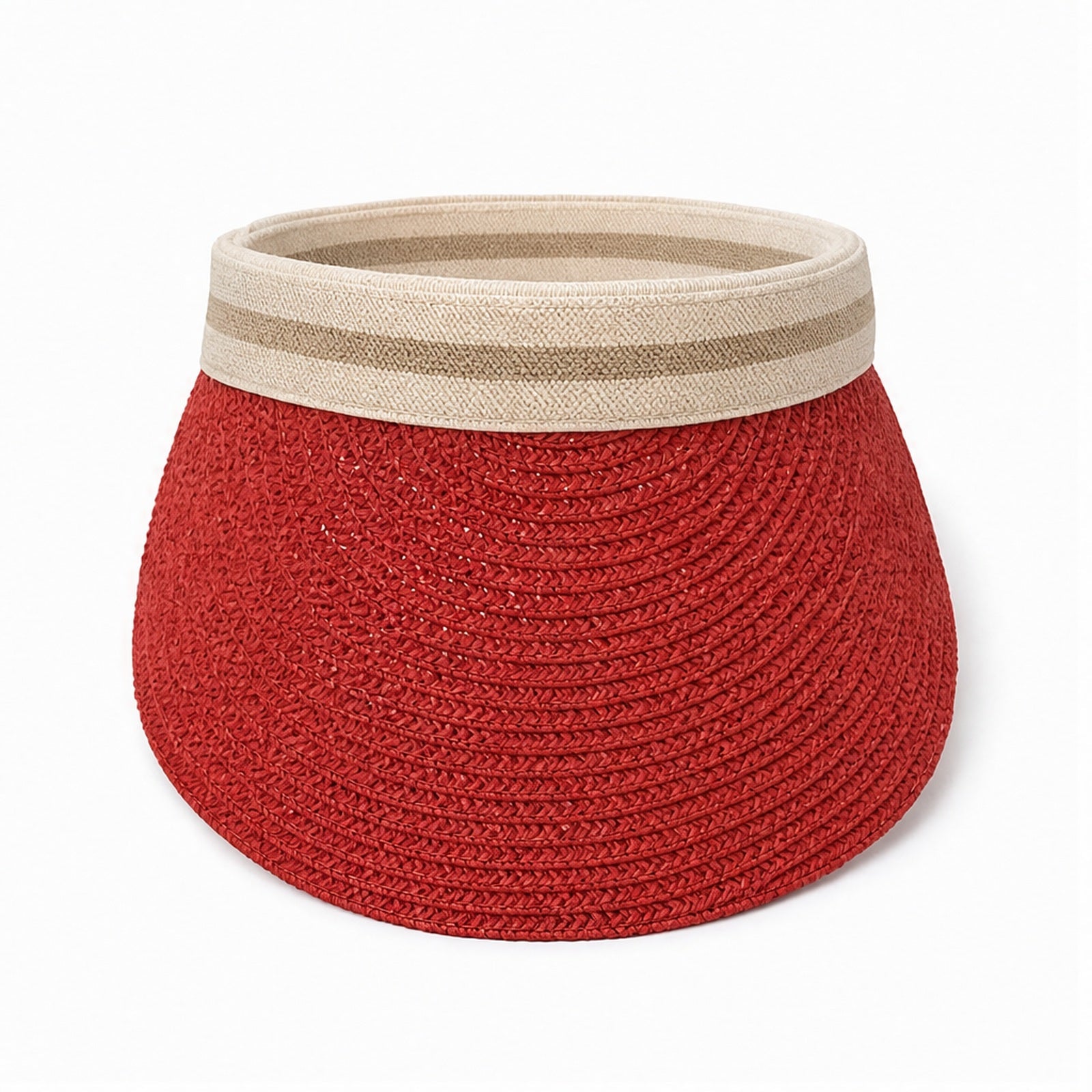 HS Fashion Zonneklep Basic - Bruin 04 - Bruin - front