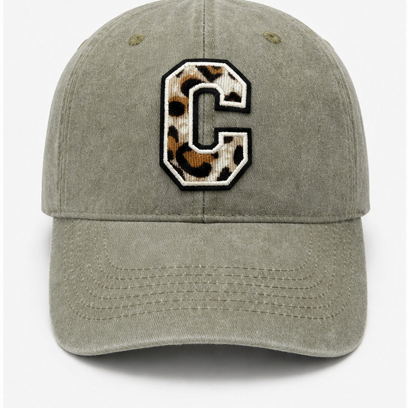 Bol cover repair HS-PETJE-OLIVE-BASEBALL-CAP-LEOPARD-C-PATCH 1777915260