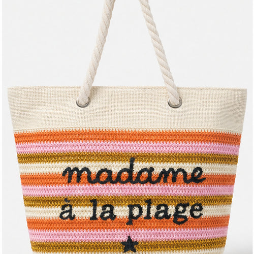 Bol cover repair HS-MADAME-STRANDTAS-CREAM-MADAME-A-LA-PLAGE-STRIPED-BEACH-TOTE 1777915240