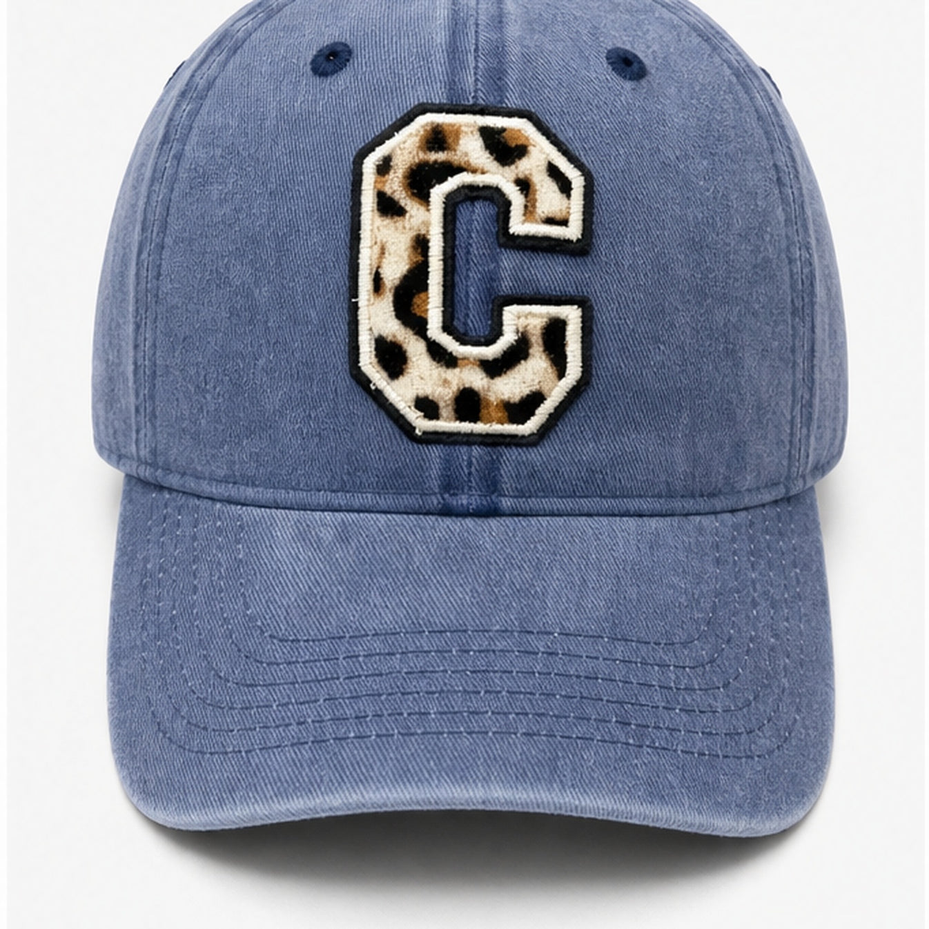 Bol cover repair HS-PETJE-BLUE-BASEBALL-CAP-LEOPARD-C-PATCH 1777915244