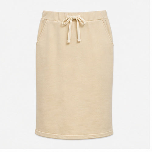 MOOIJ Rok Zachte Stof - Beige - FRONT