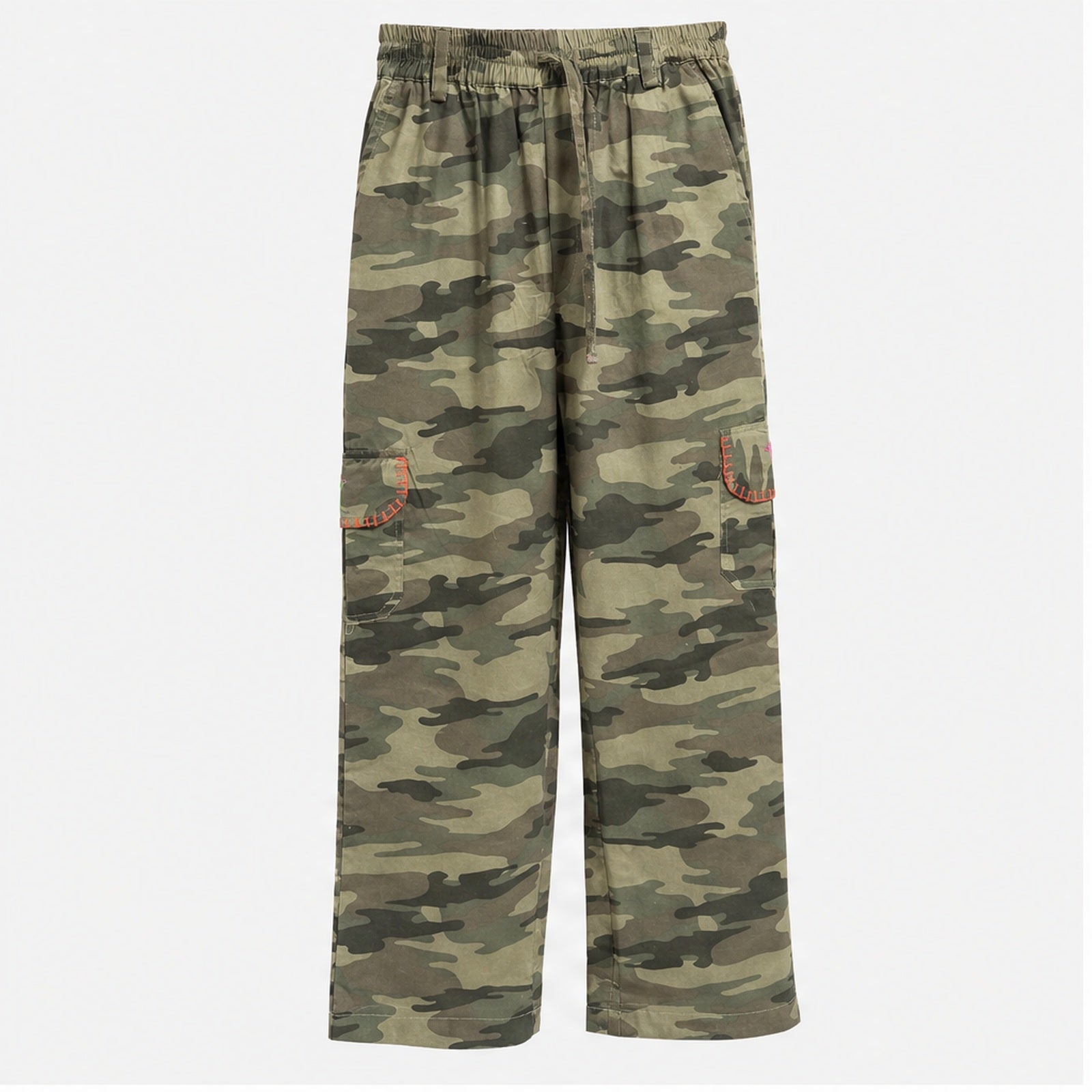 HS Broek One Size - Camo Cargo Recht Model - vooraanzicht