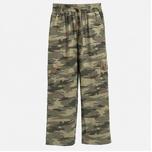 HS Broek One Size - Camo Cargo Recht Model - vooraanzicht