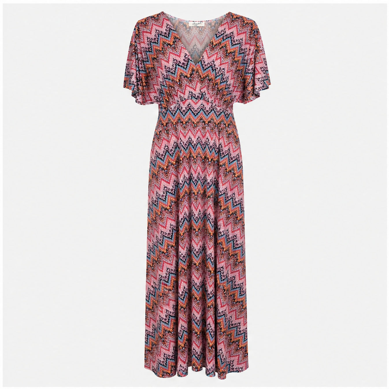 Jimi Fei Paris Roze Zigzag Tie-Dye - vooraanzicht