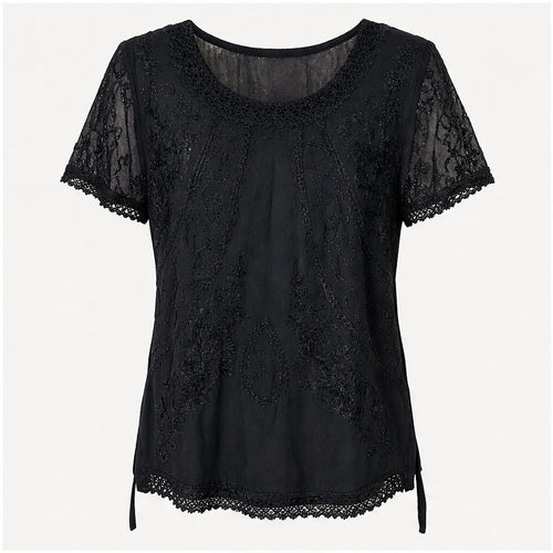 HS Shirt - Meerdere Kleuren - Zwart Borduursel - vooraanzicht