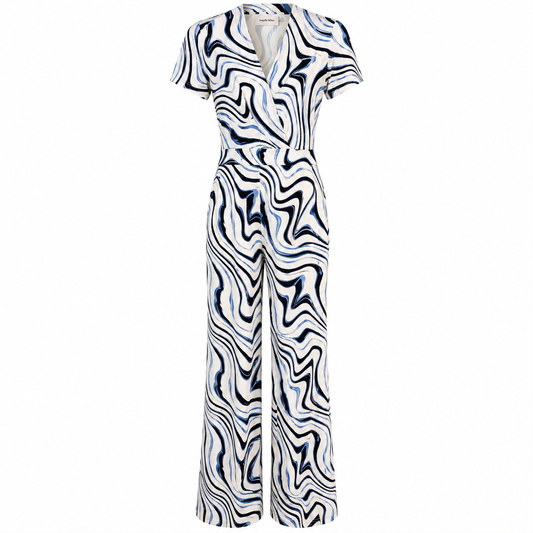 By Swan jumpsuit abstract wrap - Vooraanzicht ghost mannequin