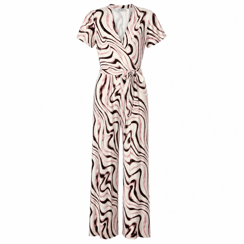 By Swan jumpsuit blush abstract wrap - Vooraanzicht ghost mannequin