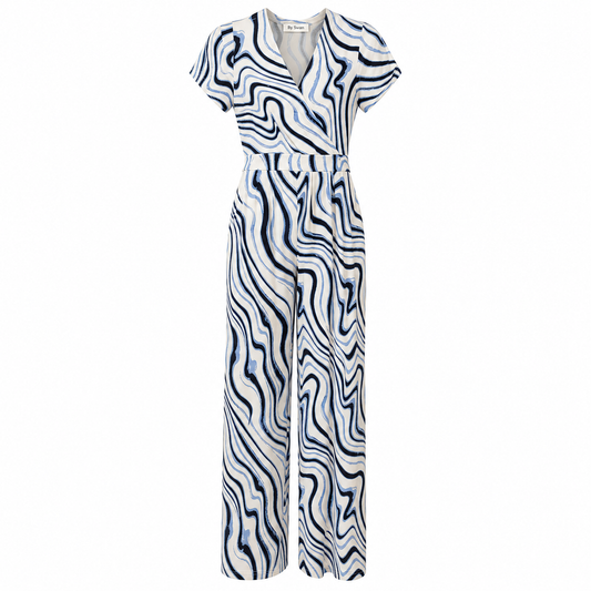 By Swan Jumpsuit - Abstract Wrap - Vooraanzicht
