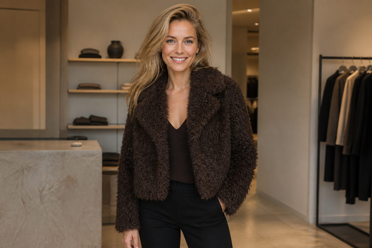 Shaggy Harige Jas – Model 39229