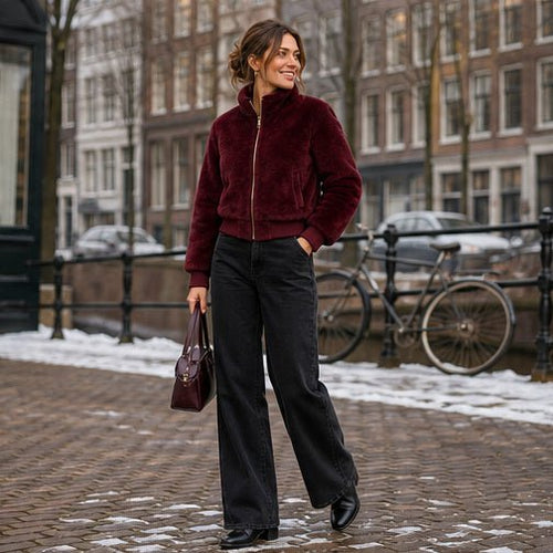 Faux Fur Bomberjas - One Size