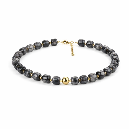 HS Ketting - Met Gouden Touch - statement detail - 14 kleuren - SIDE