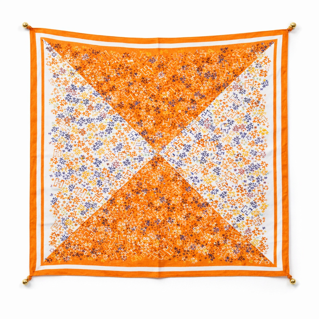 HS Magneet Sjaal - 70x70 Sjaal - veelzijdig te stylen - 70x70 cm - BACK