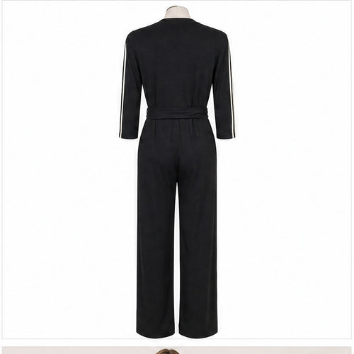 Angelle Milan Jumpsuit - Zwart - achteraanzicht