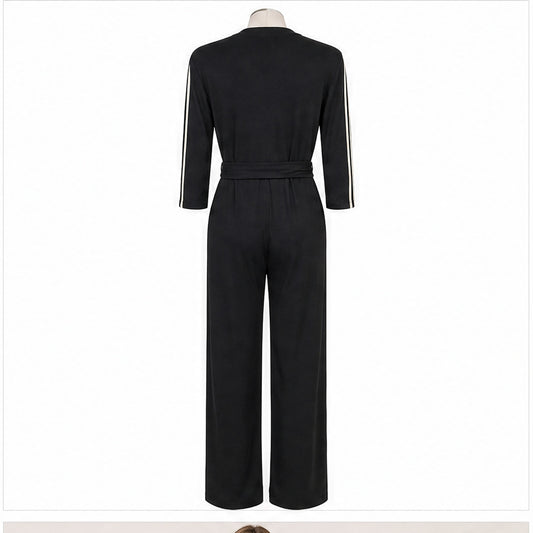 Angelle Milan Jumpsuit - Zwart - achteraanzicht