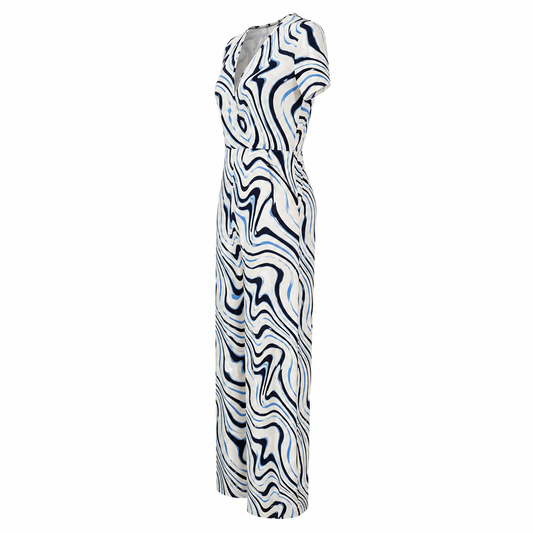 By Swan jumpsuit abstract wrap - Zijaanzicht ghost mannequin