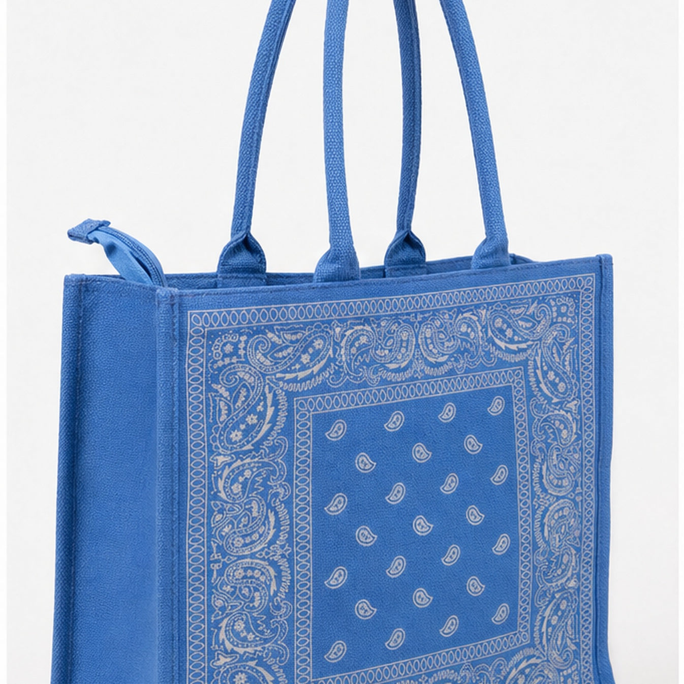 HS tas Blauw - zijaanzicht