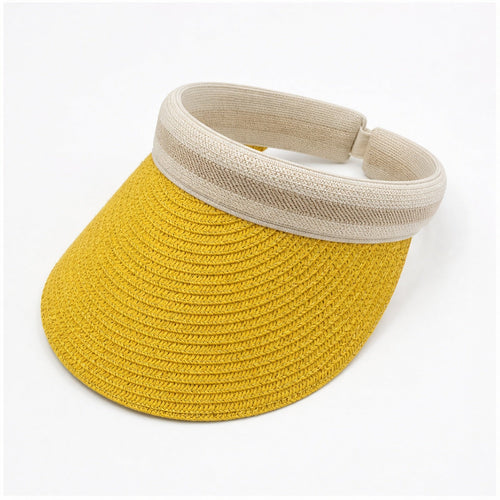 HS Fashion Zonneklep Basic - Geel - Geel - side