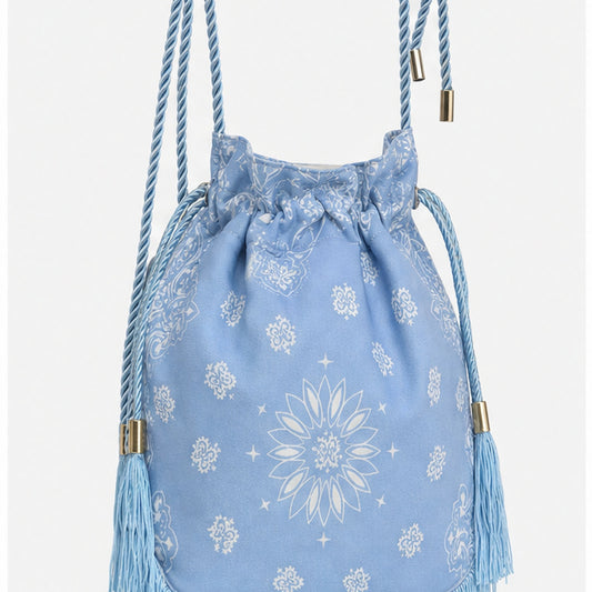 HS tas Blauw - zijaanzicht