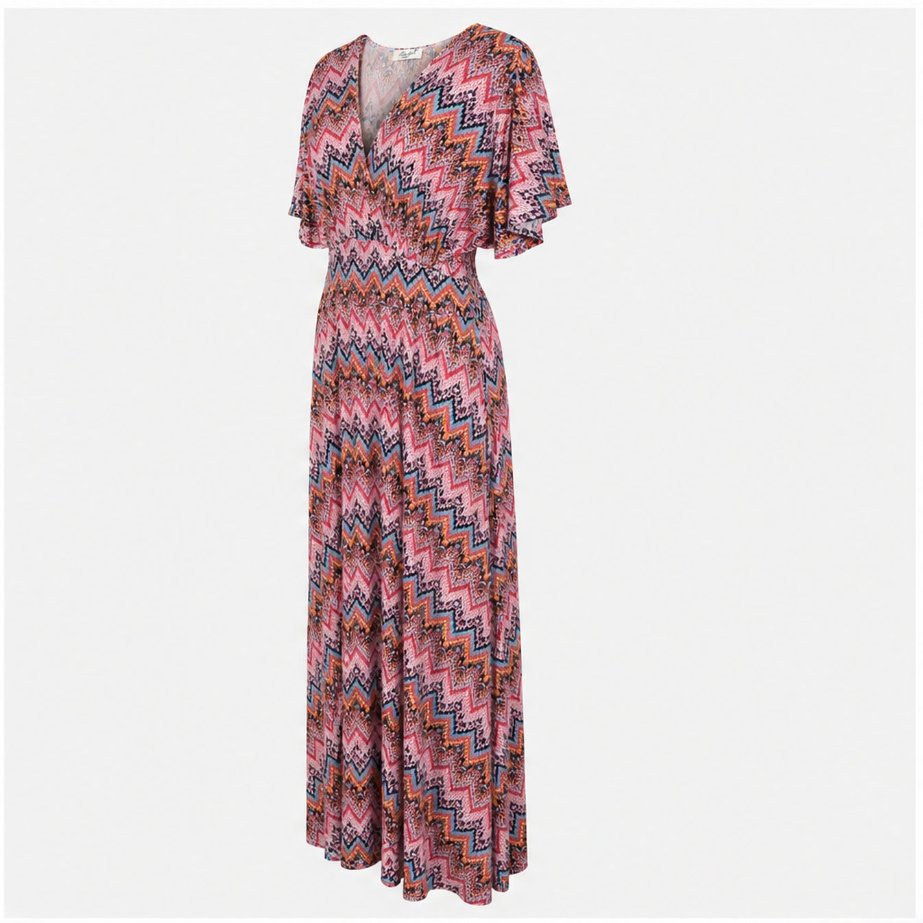Jimi Fei Paris Roze Zigzag Tie-Dye - zijaanzicht